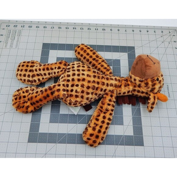 Lambs & Ivy Safari Express Giraffe Plush Stuffed Animal Spotted Fringe Plushie - Picture 4 of 7